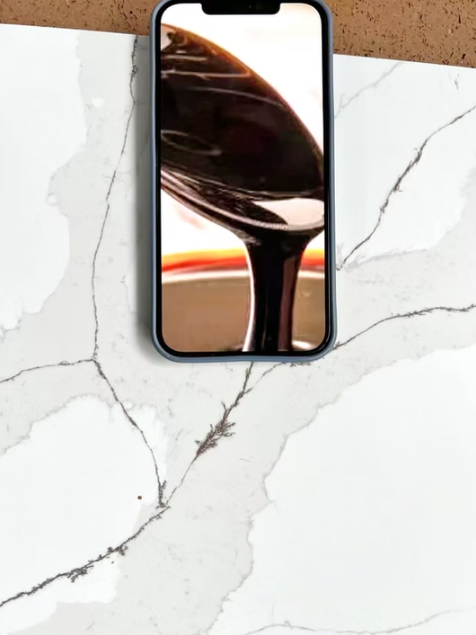 Calacatta Melaza Sintera Silica-Free Quartz Slab