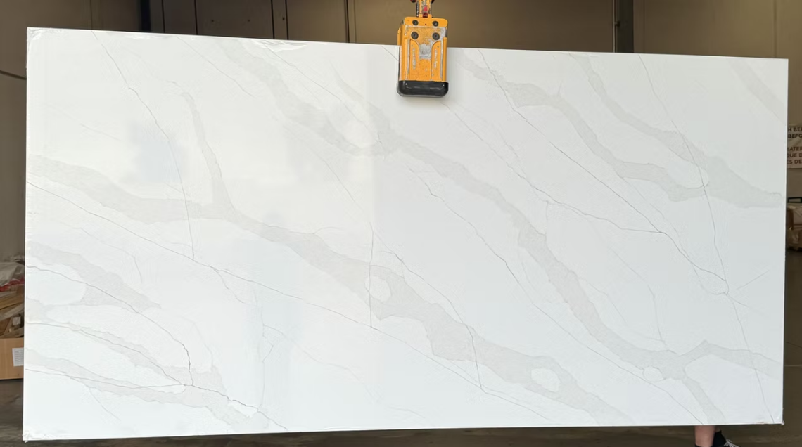 Calacatta Melaza Sintera Silica-Free Quartz Slab