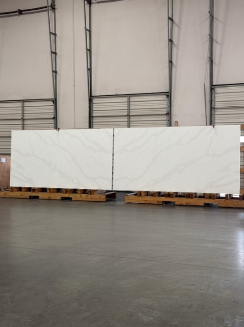 Calacatta Melaza Sintera Silica-Free Quartz Slab