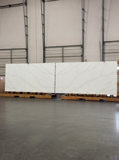 Calacatta Melaza Sintera Silica-Free Quartz Slab