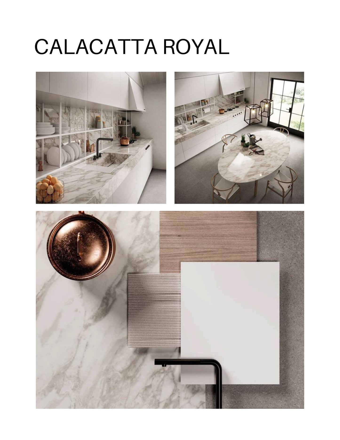 Atlas Plan PorcelainTop™ Calacatta Royal Porcelain Slab