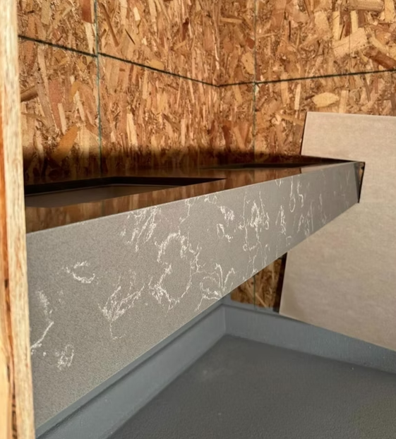 Carrara Grey Quartz Slab