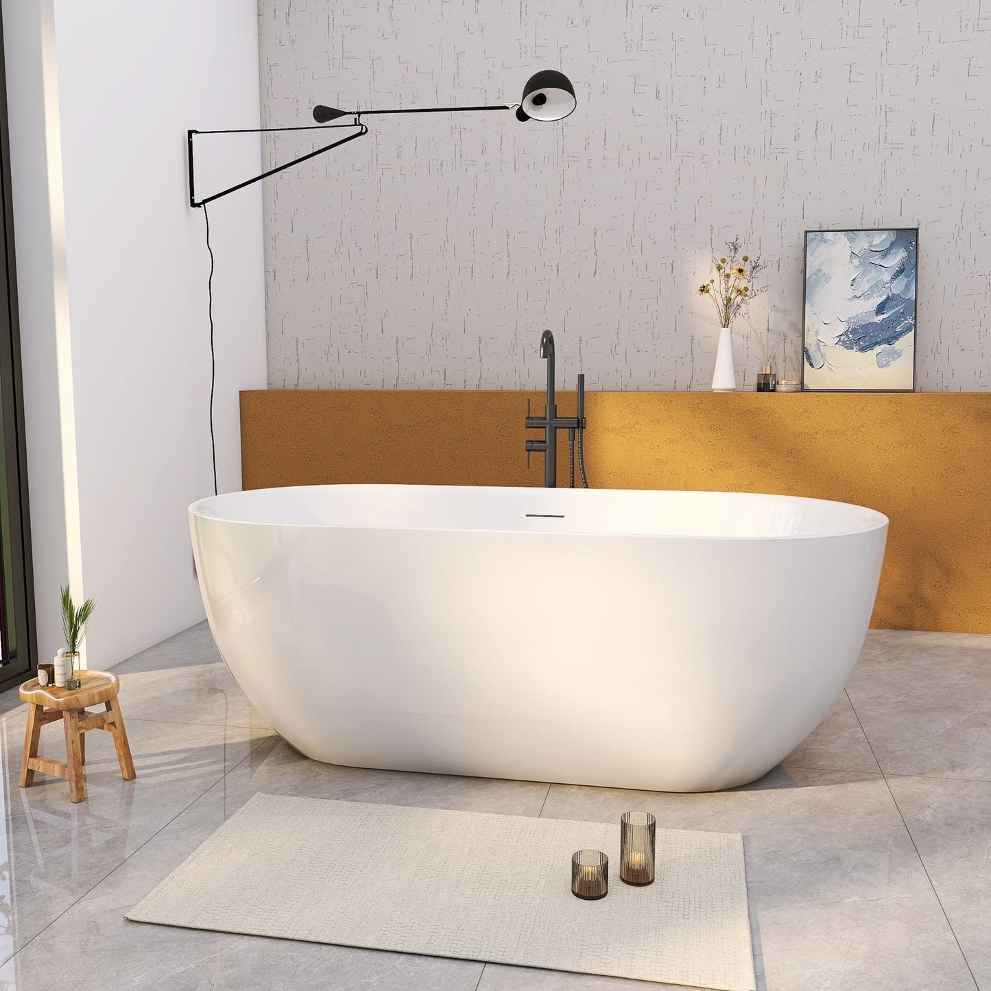 Freestanding Bathtub – Glossy White – Isola