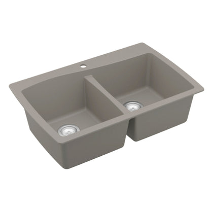 Tidal 34" Quartz Composite Top Mount Kitchen Sink