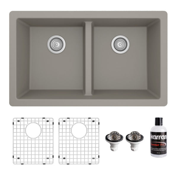 Essence 32" Quartz Composite Undermount Kitchen Sink