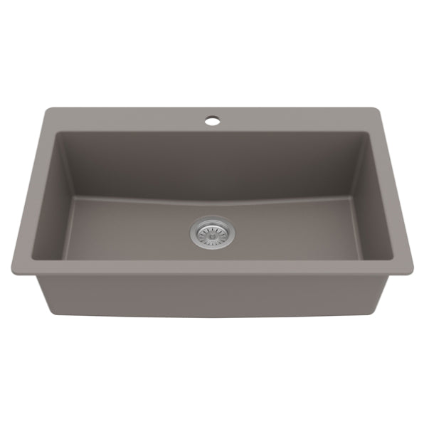 Essence 33" Quartz Composite Top Mount Kitchen Sink