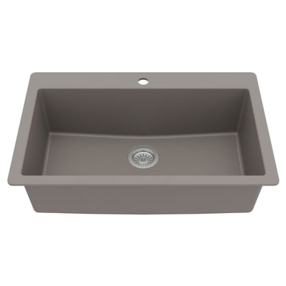 Essence 33" Quartz Composite Top Mount Kitchen Sink