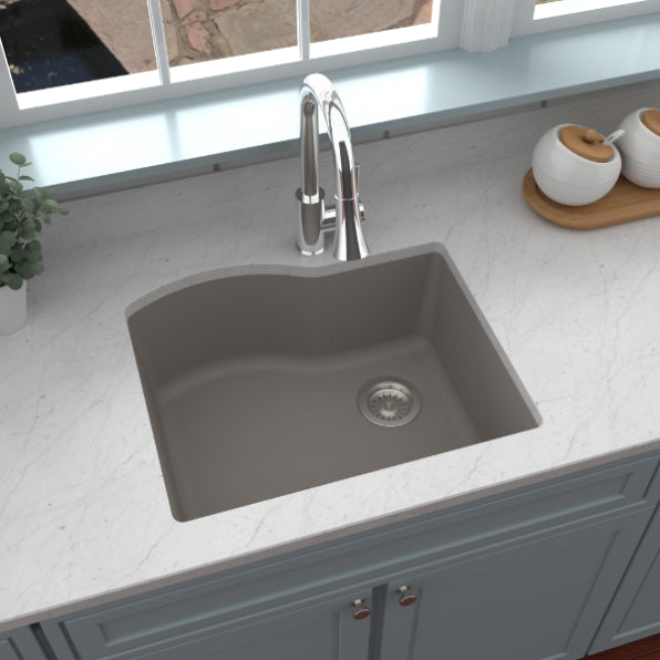 Stonera 24" Quartz Composite Undermount Kitchen Sink