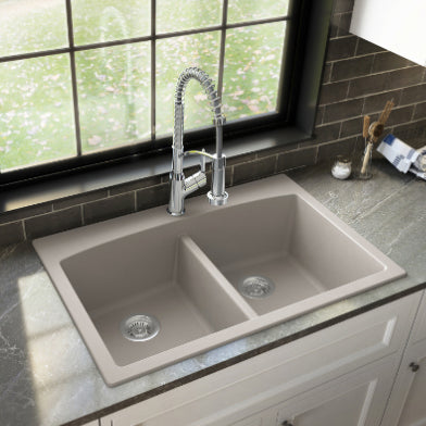 Tudor 33" Quartz Composite Top Mount Kitchen Sink