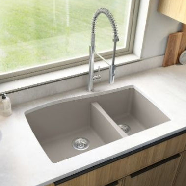 Tidal 34" Quartz Composite Undermount Kitchen Sink