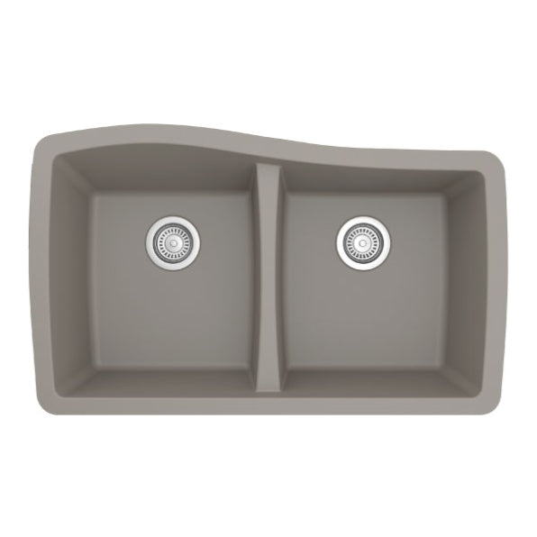 Tidal 34" Quartz Composite Undermount Kitchen Sink