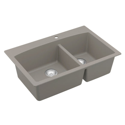 Tudor 33" Quartz Composite Top Mount Kitchen Sink