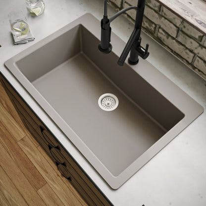 Essence 33" Quartz Composite Top Mount Kitchen Sink