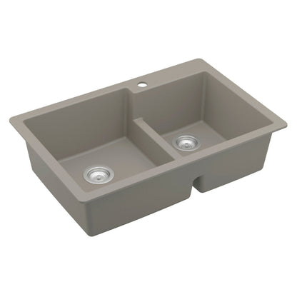 Essence 33" Quartz Composite Top Mount Kitchen Sink