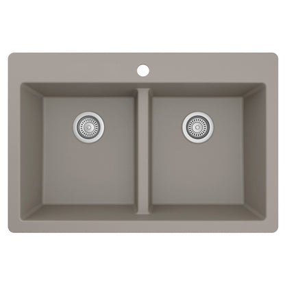 Essence 33" Quartz Composite Top Mount Kitchen Sink