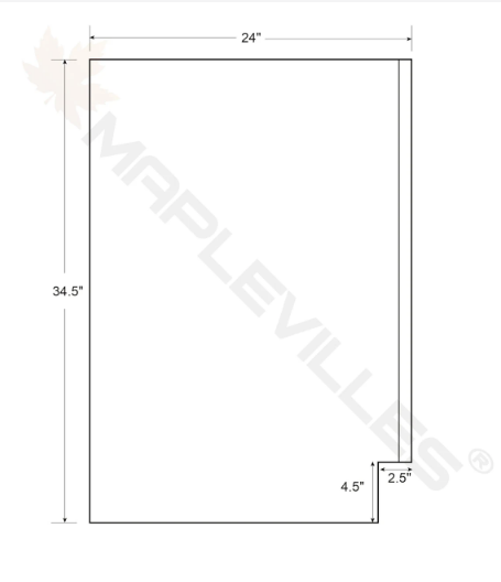 RTA 27"W Kitchen Base Cabinet with Double Doors and One Drawer in Snow White Inset Shaker