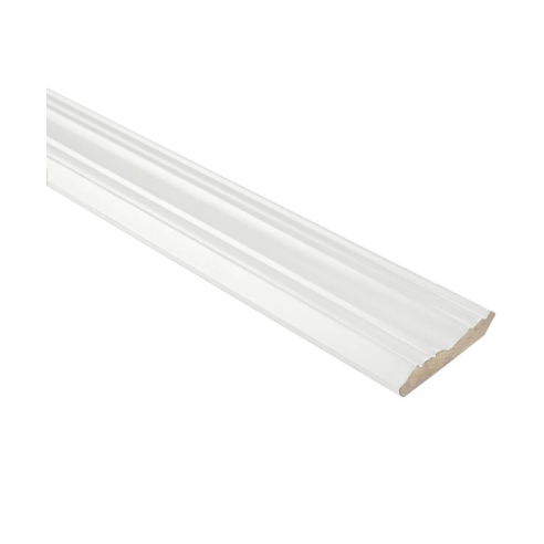 RTA 8'L Cove Crown Molding in Snow White Inset Shaker