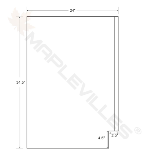 RTA 15"W Kitchen Three Drawer Base Cabinet in Snow White Inset Shaker