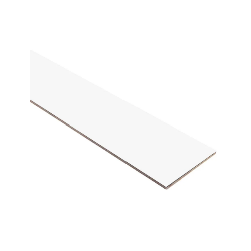 RTA 8'L Toe Kick in Snow White Inset Shaker