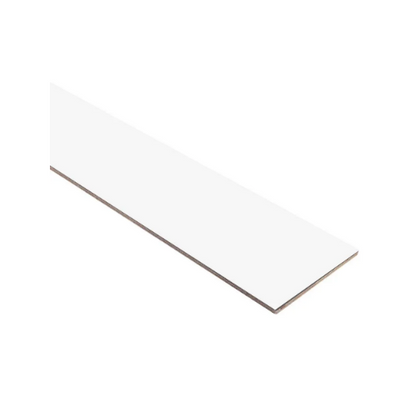 RTA 8'L Toe Kick in Snow White Inset Shaker