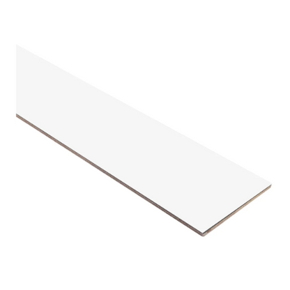 RTA 8'L Toe Kick in Snow White Inset Shaker