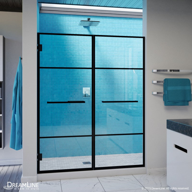Unidoor Madrid Frameless Hinged Shower Door