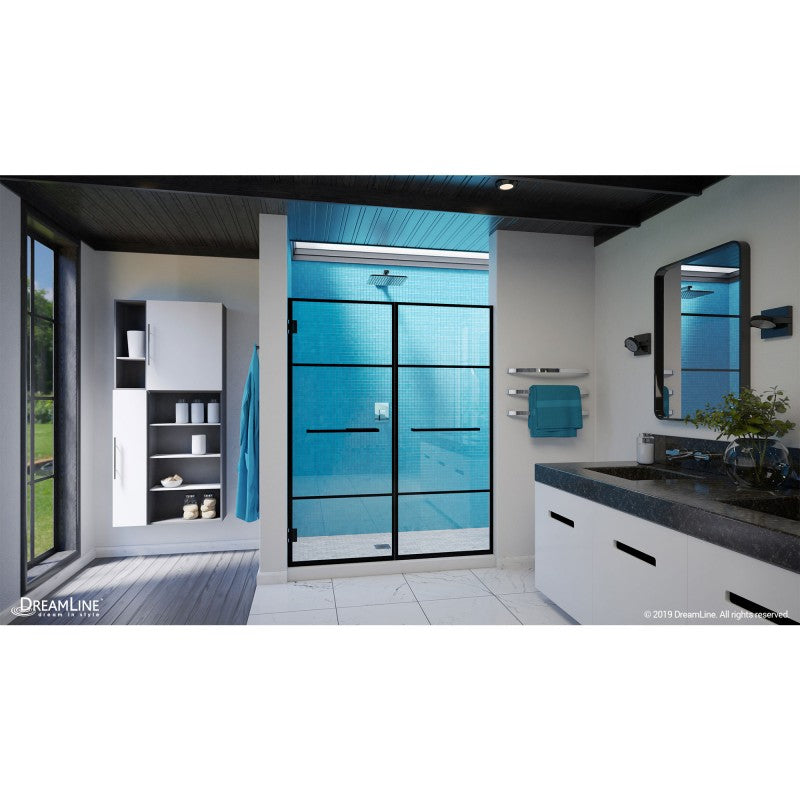 Unidoor Madrid Frameless Hinged Shower Door