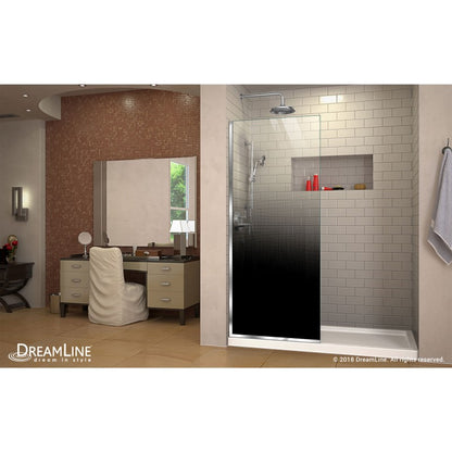 Linea Ombre Frameless Stationary Shower Panel