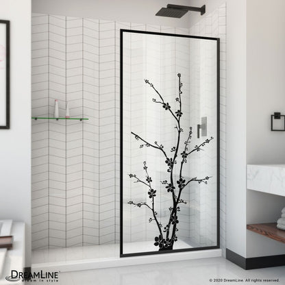 Linea Blossom Frameless Stationary Shower Panel