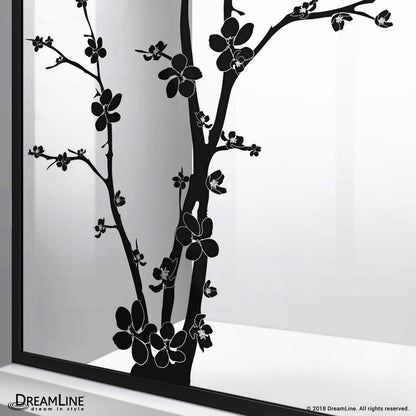 Linea Blossom Frameless Stationary Shower Panel