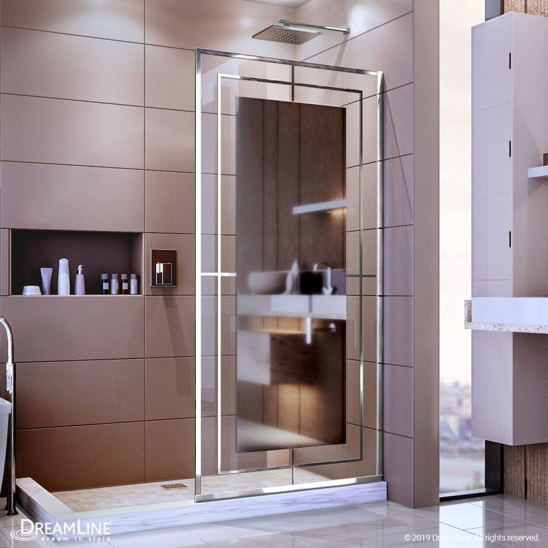 Linea Mira Frameless Stationary Shower Panel