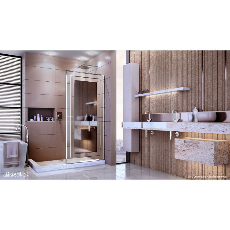 Linea Mira Frameless Stationary Shower Panel