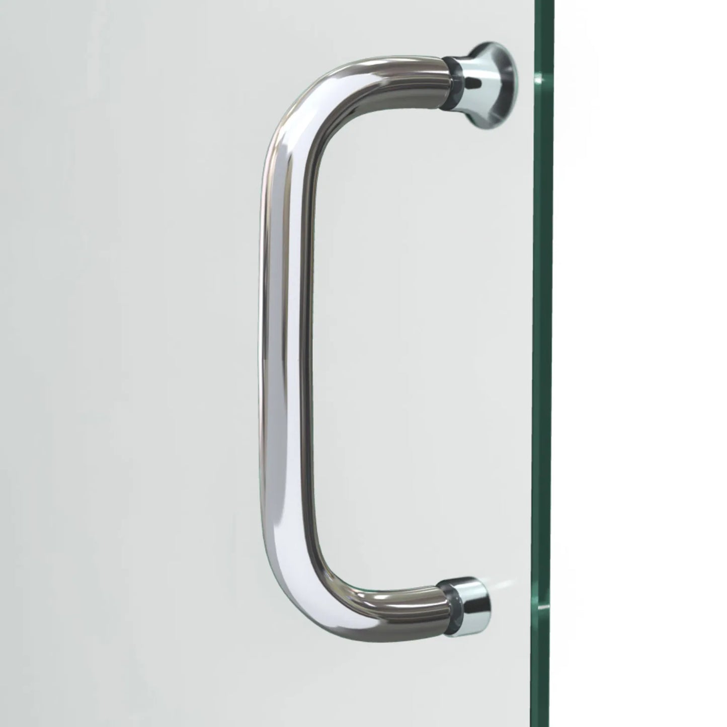 Infinity-Z Semi-Frameless Single Sliding Tub Door Kit with Diamond Style Wall