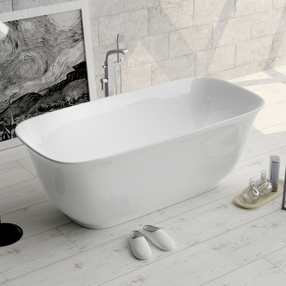 Freestanding Bathtub – Glossy White – Solene