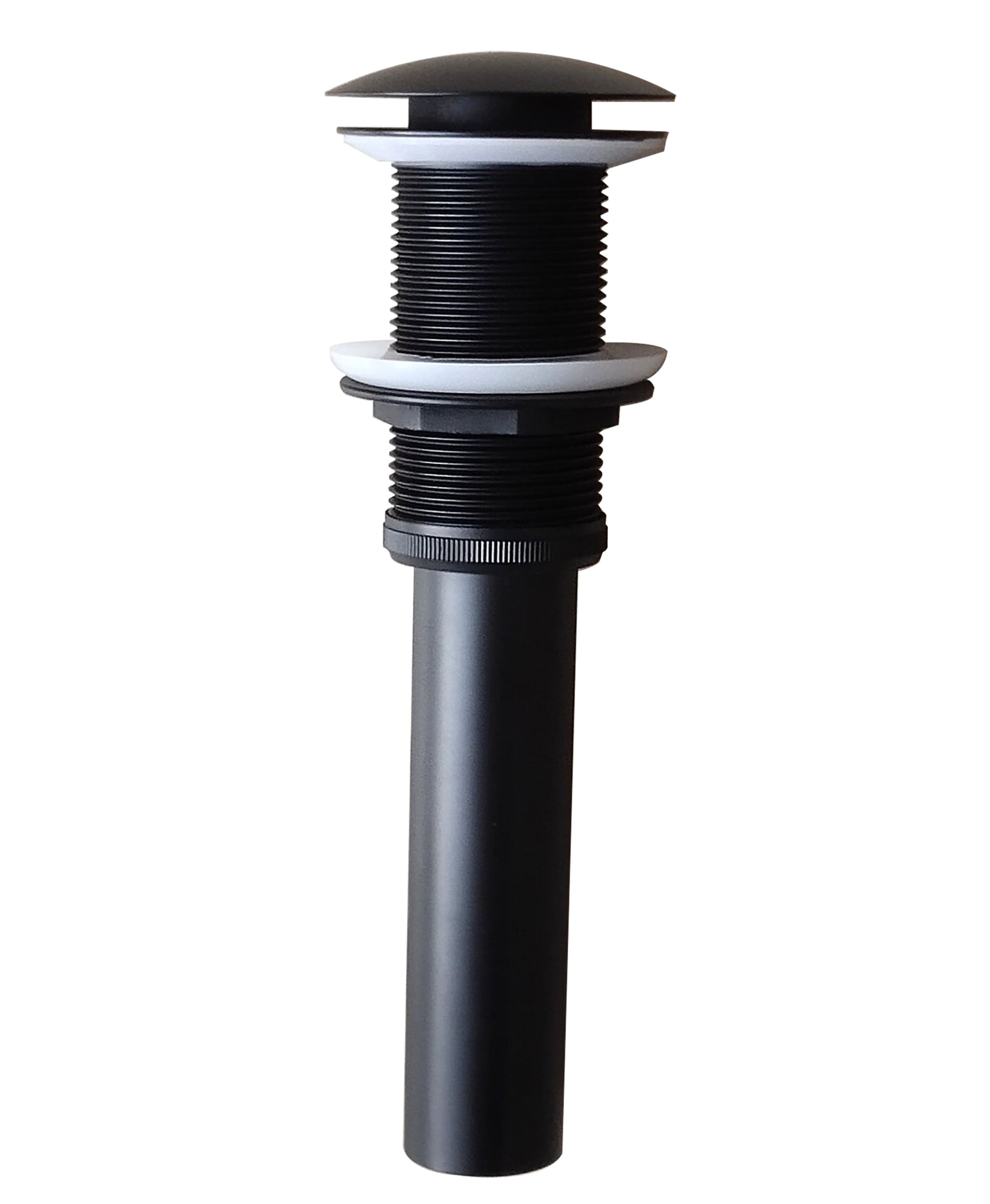Trieste Bathroom Sink Drain Pop in Matte Black, without overflow