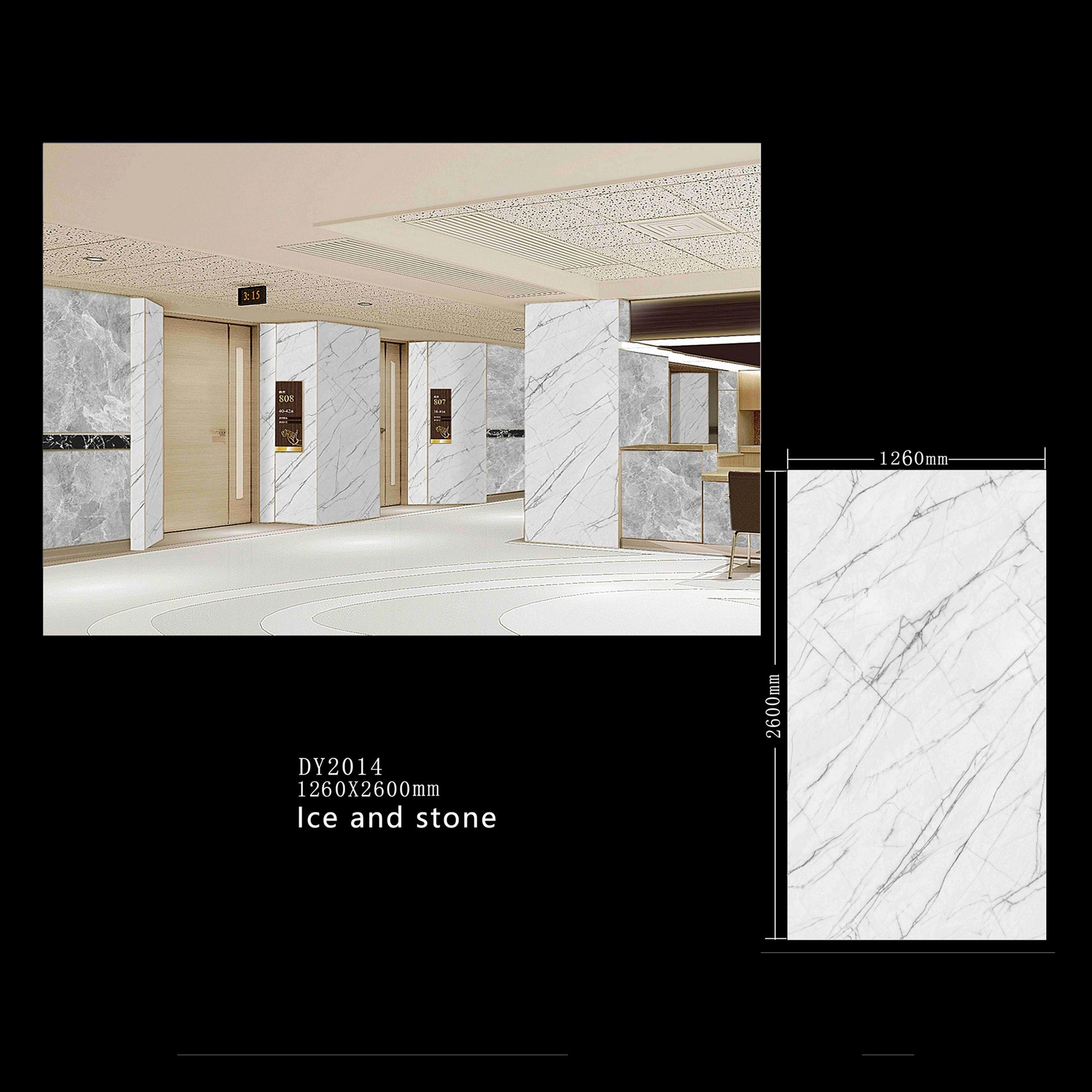 Ice and Stone PVC Shower Wall Panel KBF Home Improvement