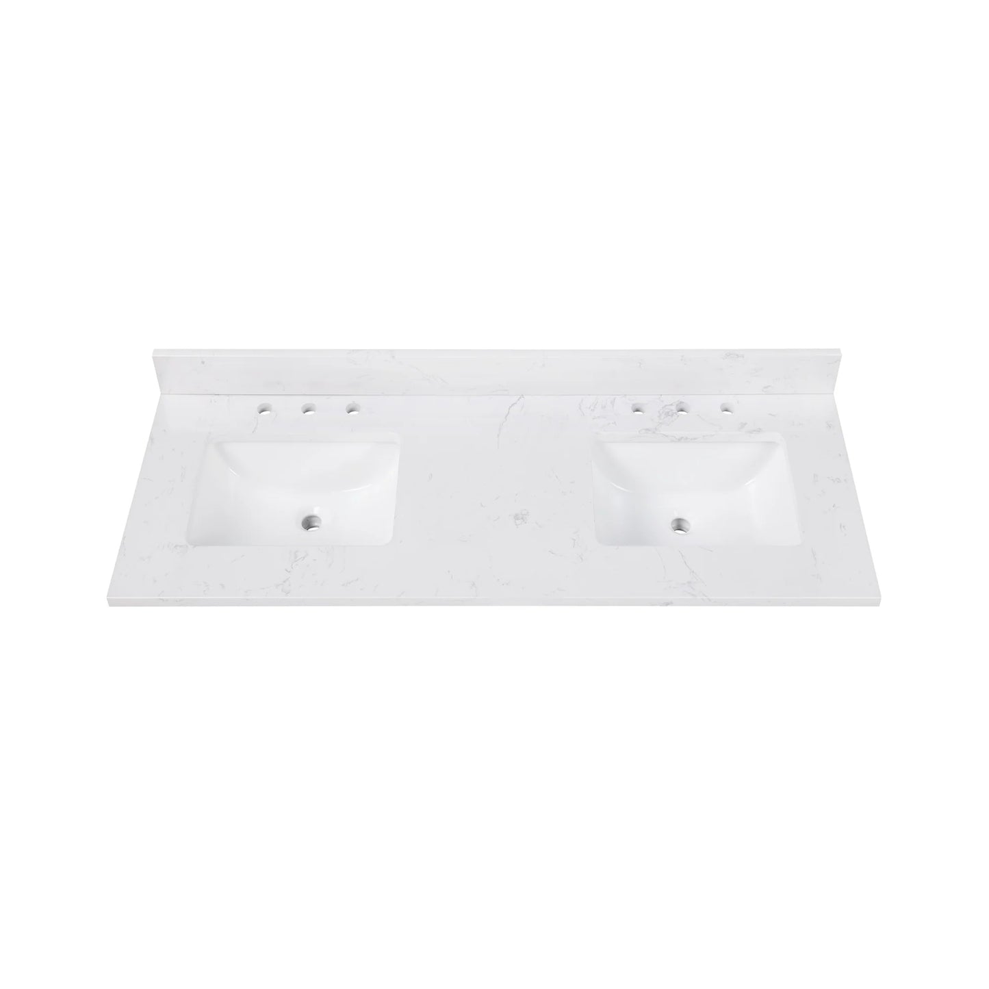 Cala White Engineered Stone Vanity Top