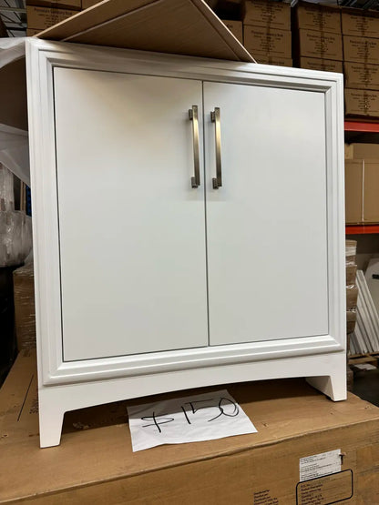 [CLEARANCE] Greentouch Home Norbeck Ellen DeGeneres Grey 30" Bathroom Vanity [BASE ONLY]