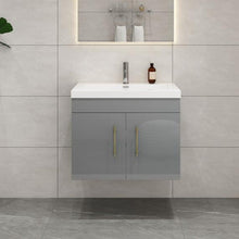 Load image into Gallery viewer, Elsa 30&quot; Wall Mounted Vanity With Reinforced Acrylic Sink
