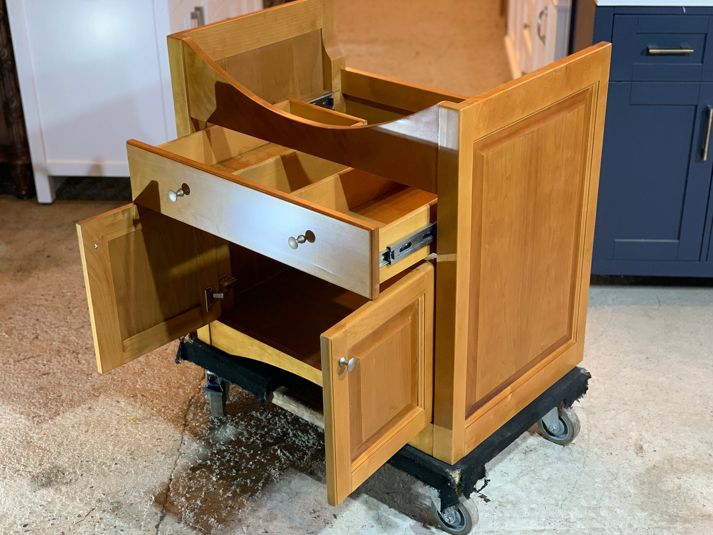 [CLEARANCE] Empire Industries Windsor Cognac 30” Bathroom Vanity [BASE ONLY]