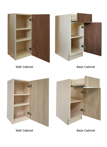 Arc-Frameless Slim Shaker Oak