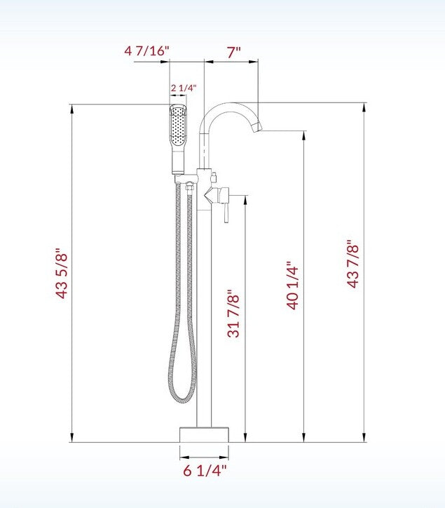 Elmira Freestanding Tub Faucet