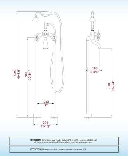 Hasina Freestanding Tub Faucet