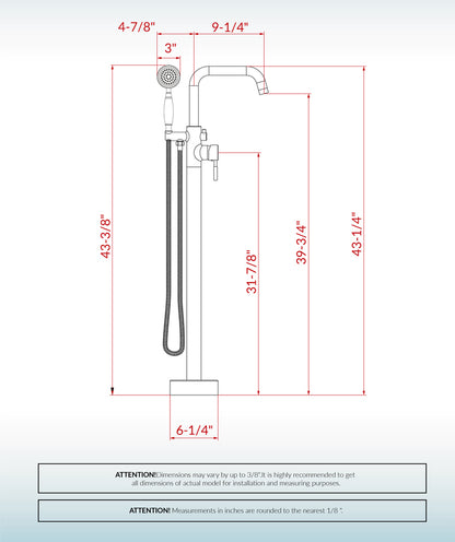 Jasmira Freestanding tub Faucet