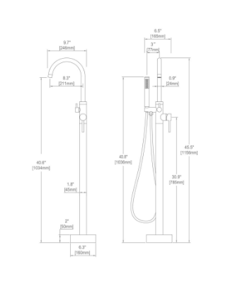 Frederick Freestanding Tub Faucet