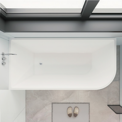 Misty Freestanding Corner Bathtub