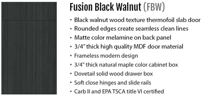 Fusion Black Walnut European