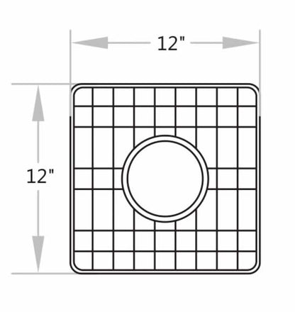 Evangeline 12"x12" Steel Sink Grid