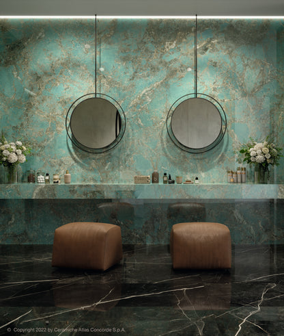 Atlas Concorde HybridSlab™ Amazzonite Rectified Porcelain Slab