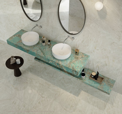 Atlas Concorde HybridSlab™ Amazzonite Rectified Porcelain Slab
